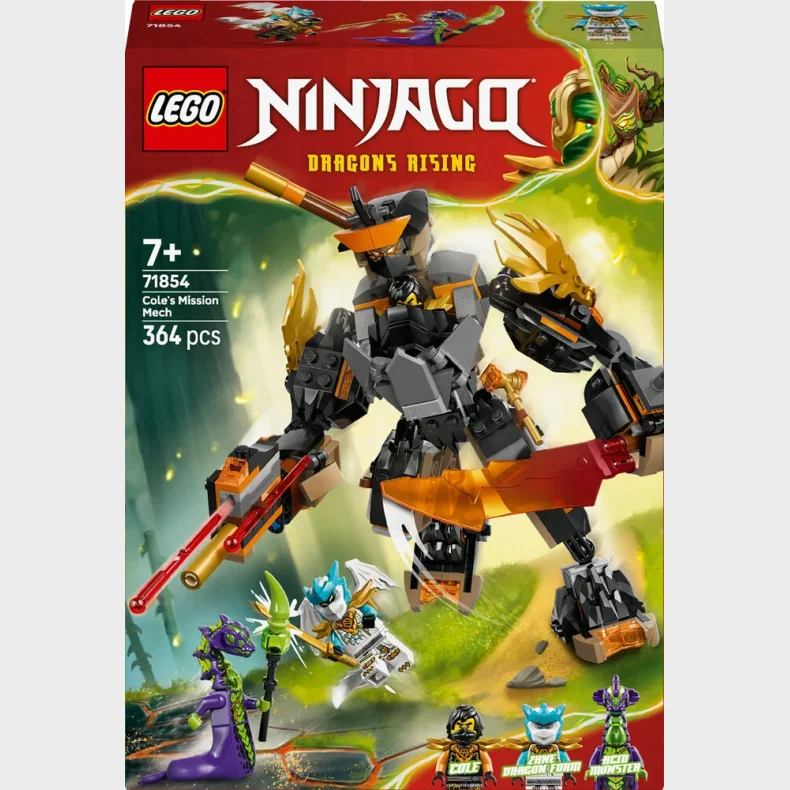 71854 LEGO Ninjago Coles missions-mech og drage-Zane