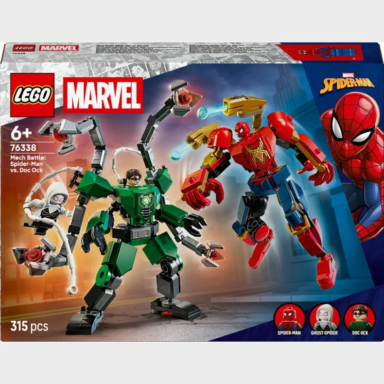 76338 LEGO Super Heroes Mech-kamp: Spider-Man mod Doc Ock