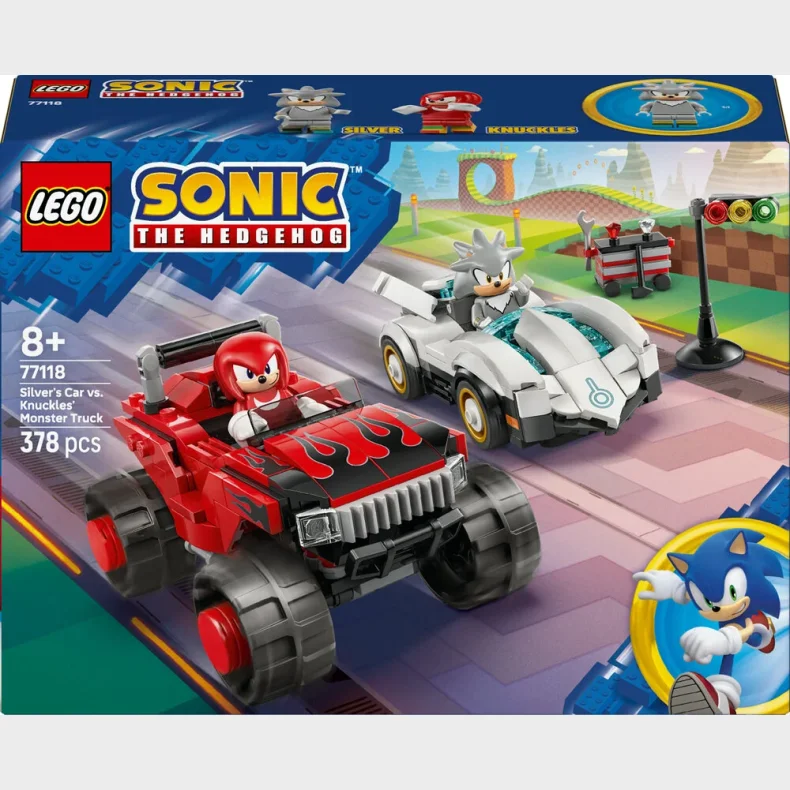 77118 LEGO Sonic Silvers bil mod Knuckles' monstertruck