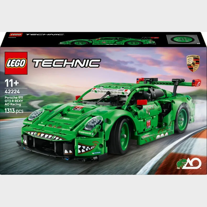 42224 LEGO Technic Porsche 911 GT3 R REXY AO Racing-racerbil