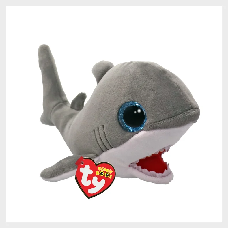 TY Finnegan shark beanie boos