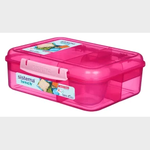Madkasse Sistema Bento Lunch pink 1,65L