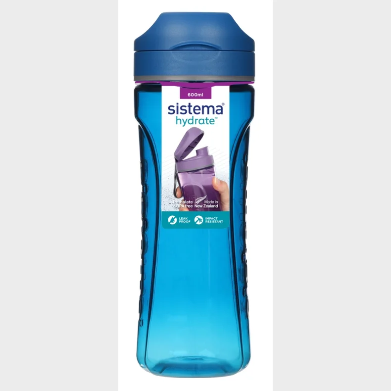 Drikkeflaske Sistema Tritan Swift bl� 600ml