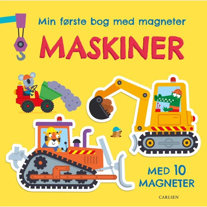 Bog - Min f�rste bog med magneter: maskiner