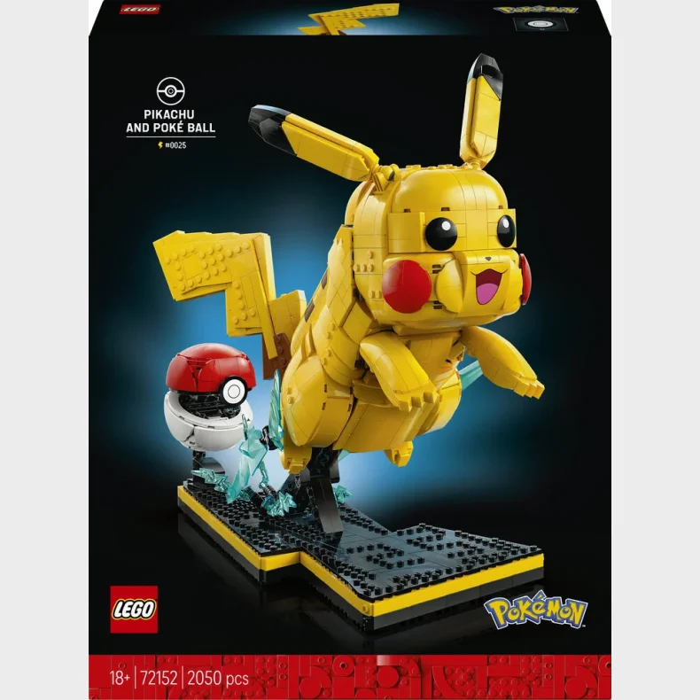 72152 LEGO Pok�mon Pikachu og Pok� Ball