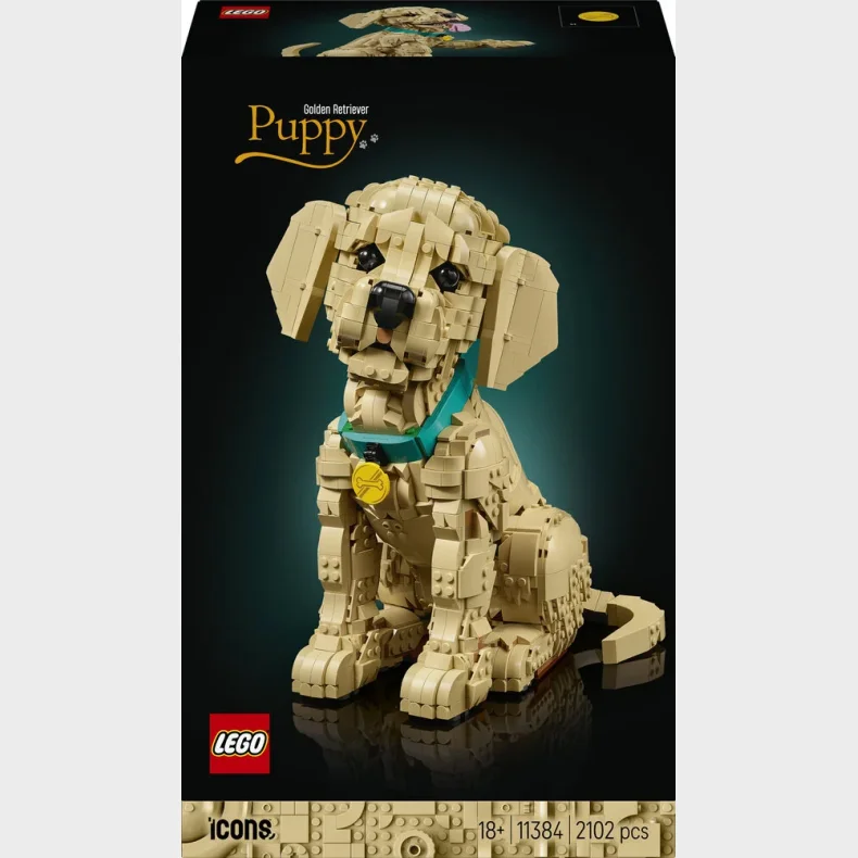 11384 LEGO Icons Golden retriever-hvalp