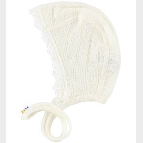 Joha Hjelm - Uld/Silke - Creme m. Hulm�nster