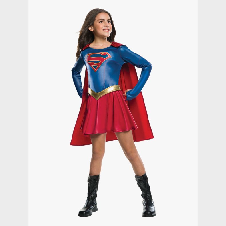 Rubies Supergirl Kostume med Kappe, 3-4 r