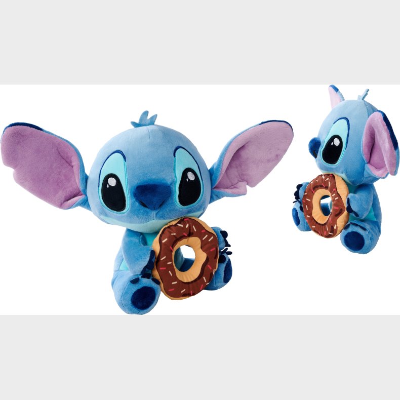 Disney Lilo &  Stitch Bamse med Donut 25 cm