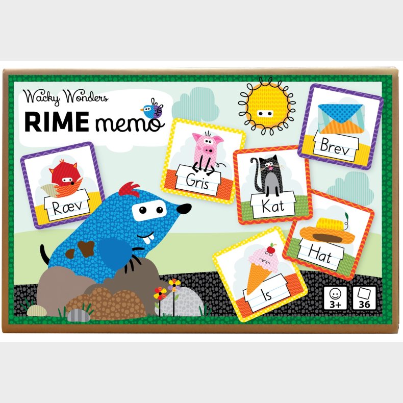 Wacky Wonders | Vendespil - Rime memo