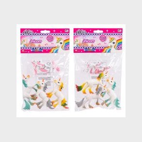 Unicorn Family 3 Store Og 3 Sm Figurer. - Enhjrninger - Legekammeraten.dk