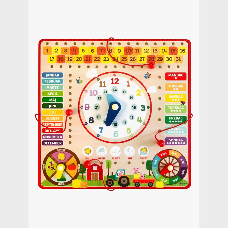 Wacky Wonders Kalender L�ringsplade til b�rn