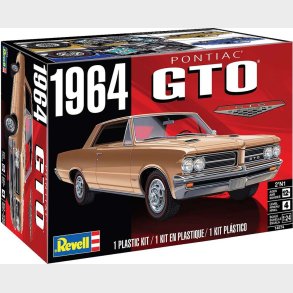 Revell - 1964 Pontiac Gto Bil Byggest - 1:24 - Level 4 - 14574