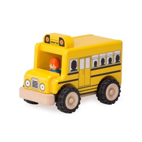 Wonderworld | Skolebus med gummihjul