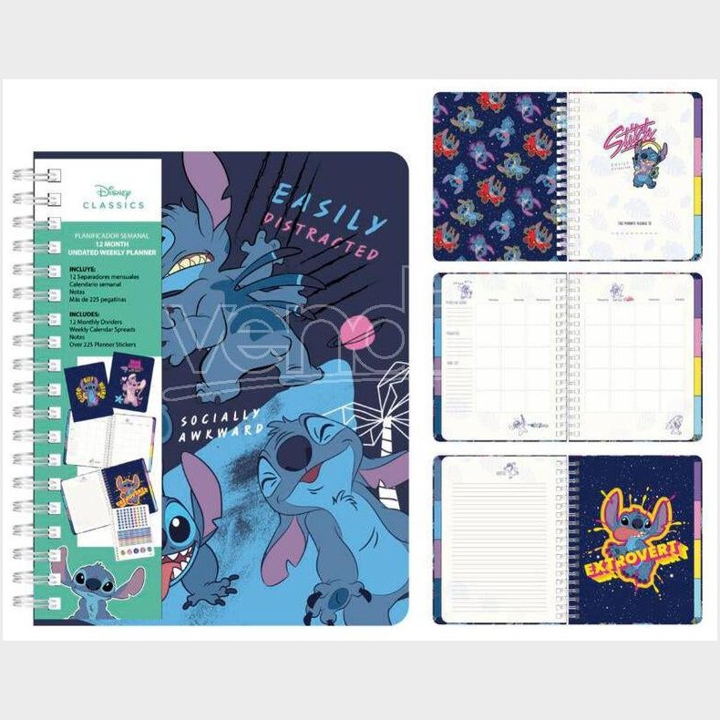 Disney Lilo &  Stitch Weekly Planner Kalender