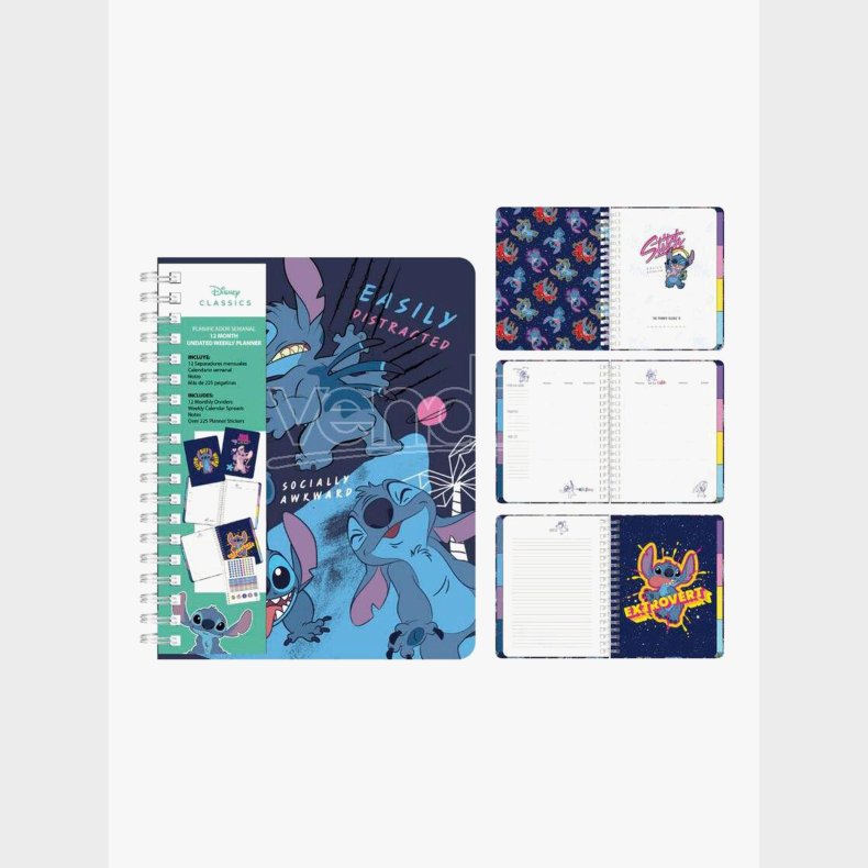 Disney Lilo &  Stitch Weekly Planner Kalender
