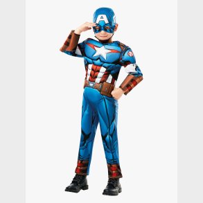 Marvel Avengers Deluxe Kostume Captain America 3-4 �r