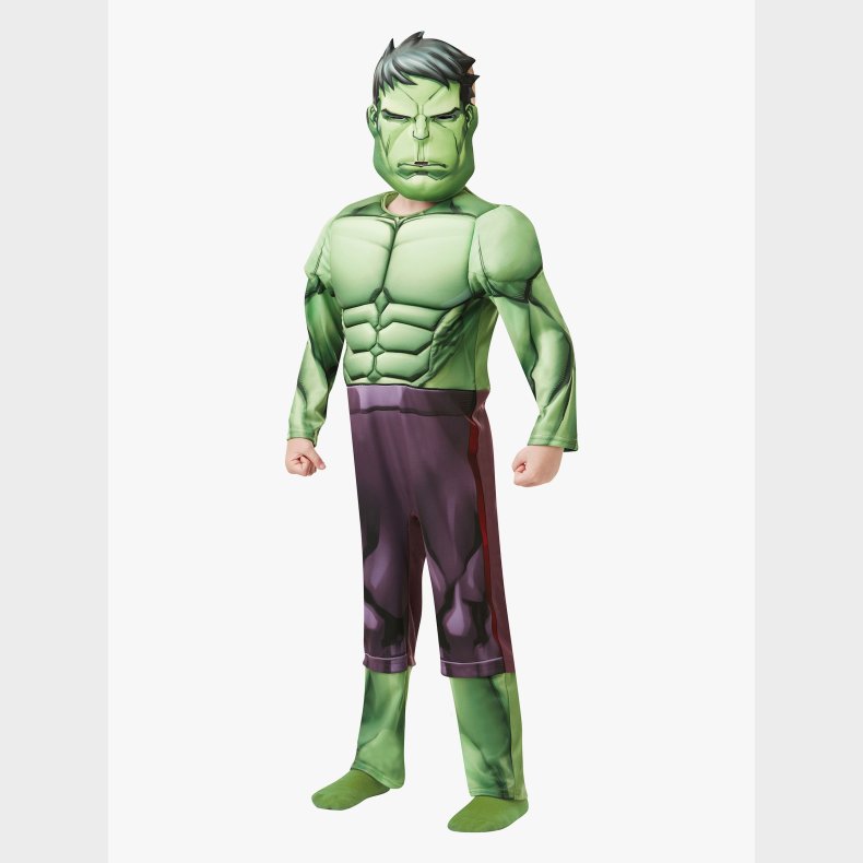 Marvel Avengers Deluxe  Kostume Hulken 3-4 �r