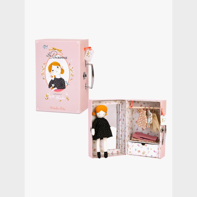 Moulin Roty Garderobetaske med Dukke