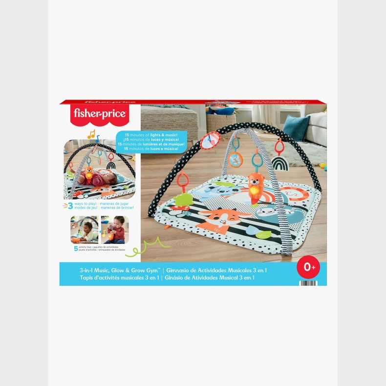 Fisher-Price Glow &  Grow Aktivitetst�ppe 3-i-1