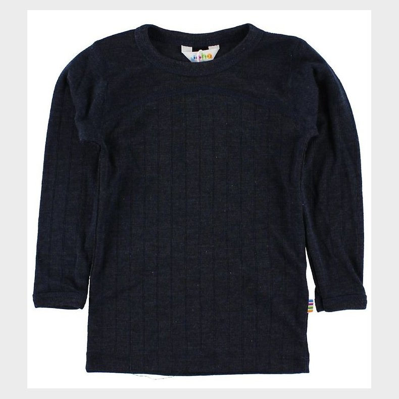 Joha Bluse - Uld/Silke - Navy