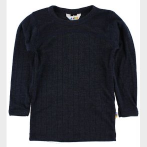 Joha Bluse - Uld/Silke - Navy