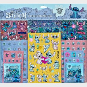 Disney Stitch Super Klistermrker 500 Stk