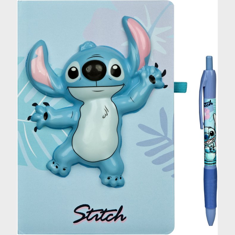 Disney Lilo &  Stitch Squishy Notesbog A5