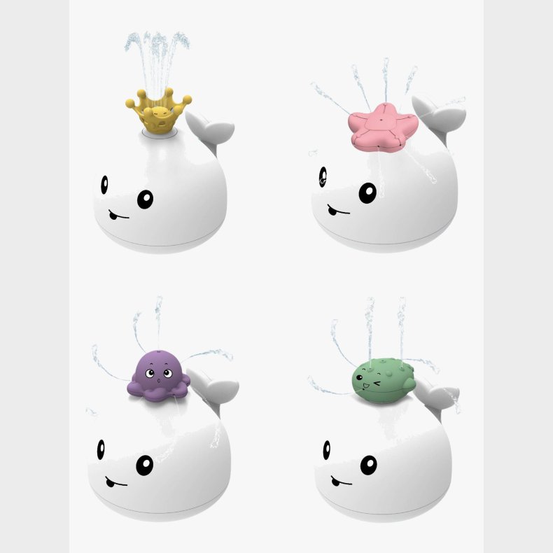 CarloBaby Vandspr�jtende Hval Badeleget�j med Lys