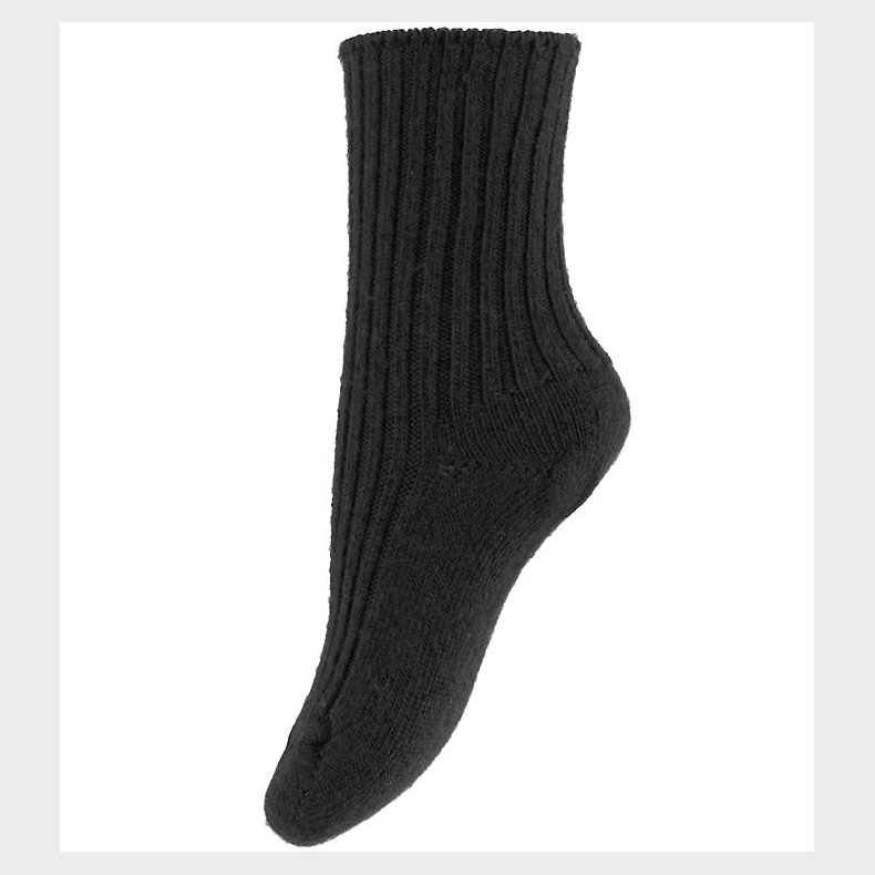 Joha Str�mper - Uld - Sort