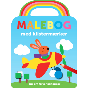 Forlaget Bolden | Malebog med klistermrker - Kanin
