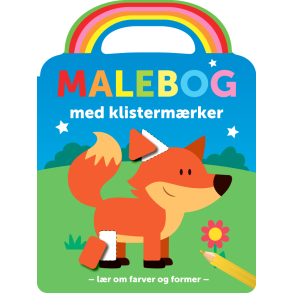 Forlaget Bolden | Malebog med klistermrker - Rv