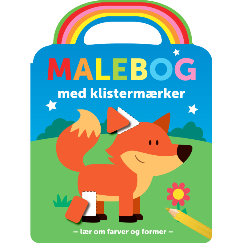 Forlaget Bolden | Malebog med klistermrker - Rv