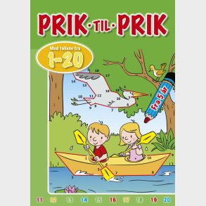 Forlaget Bolden | Prik til prik 1-20 - Kano