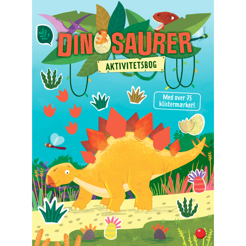 Dinosaurer aktivitetsbog - Med 75+ klistermrker