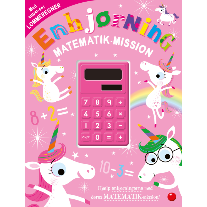 Forlaget Bolden | Enhjrning Matematik-mission inkl. lommeregner