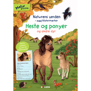 Forlaget Bolden | Klistermrkebog - Heste og ponyer og andre dyr