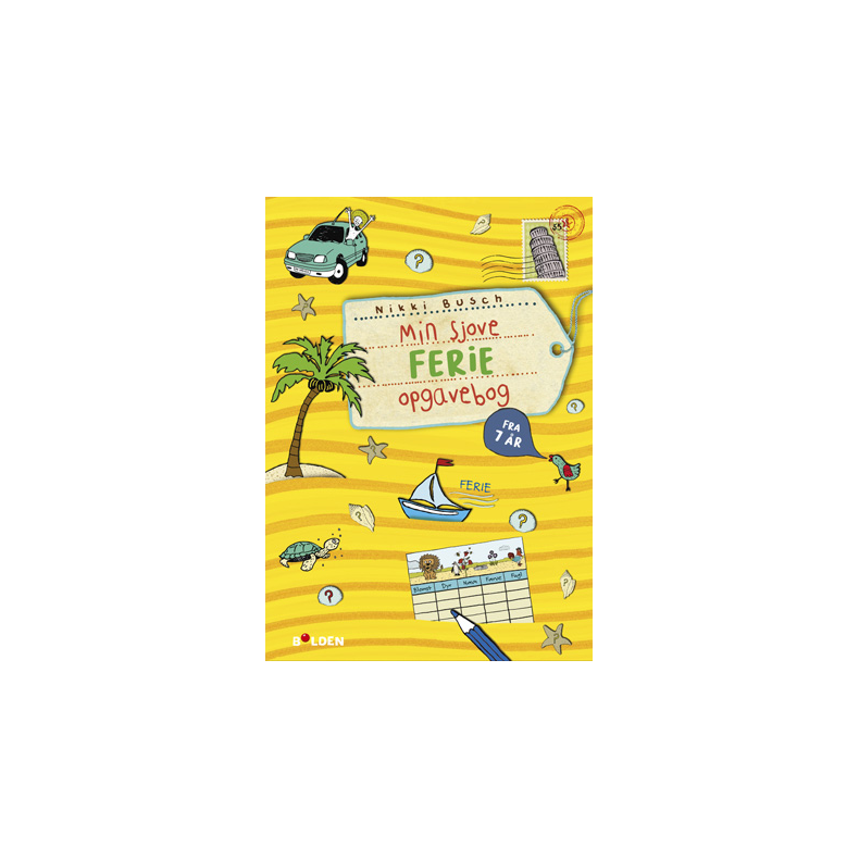 Forlaget Bolden | Min sjove ferie opgavebog - Fra 7 r