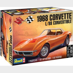 Revell - 1968 Corvette L-88 Convertible Byggest - 1:25 - 14572