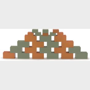 Dantoy Byggeklodser 26 Stk., Orange/Grnne