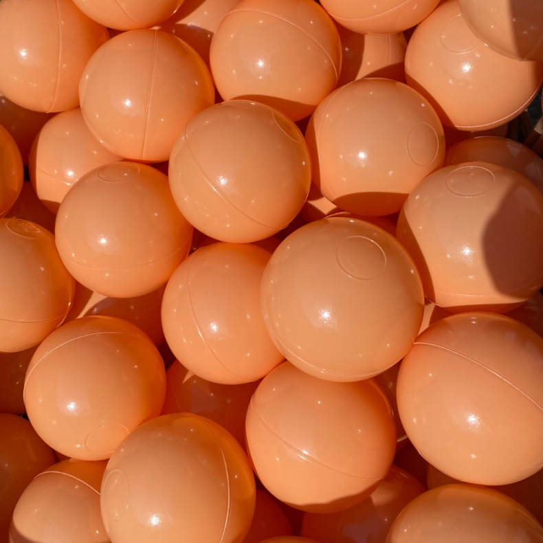 KiDKii | Boldbassin bolde 7 cm - Orange, 100 stk