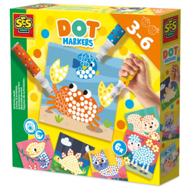 SES Creative | Dot Markers XXL - Aktivitetskort