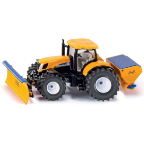 Siku - Traktor plov og saltspredder 1:50