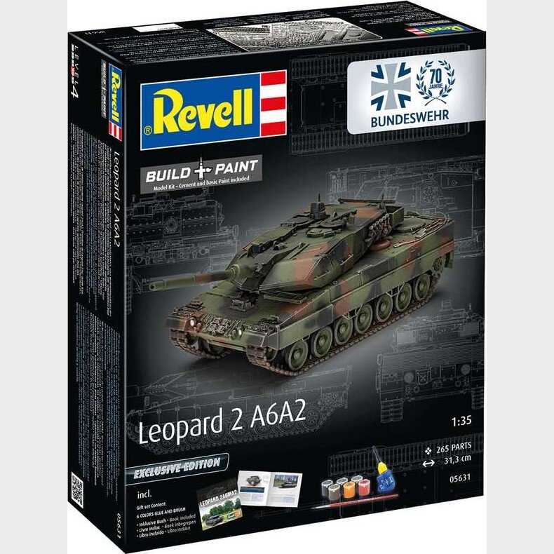 Revell 05631 - Leopard 2 A6a2 - 70 Years Bundeswehr - 1:35