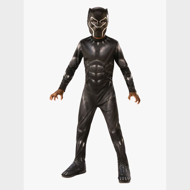 Marvel Avengers Black Panther Kostume med Maske, 3-5 �r