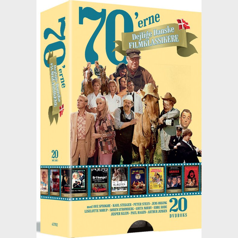 70'ernes Danske Filmklassikere - DVD - Film