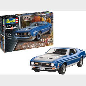 Revell - 71 Ford Mustang Boss 351 - 1:25 - Level 4 - 07699