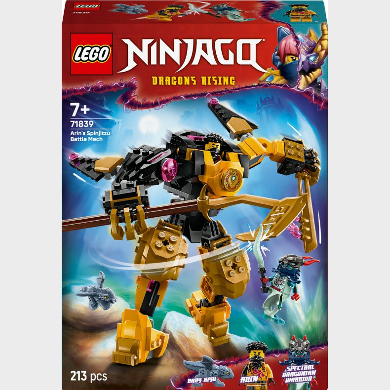 LEGO Ninjago 71839 Arins Spinjitzu-kamprobot