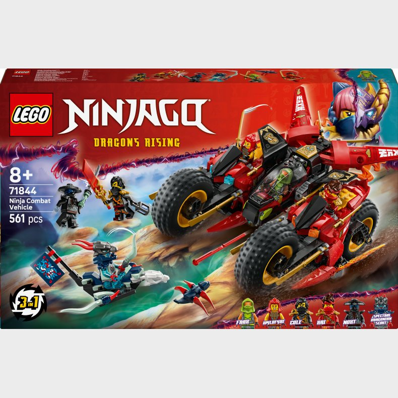 LEGO Ninjago 71844 Ninja-kampkretj