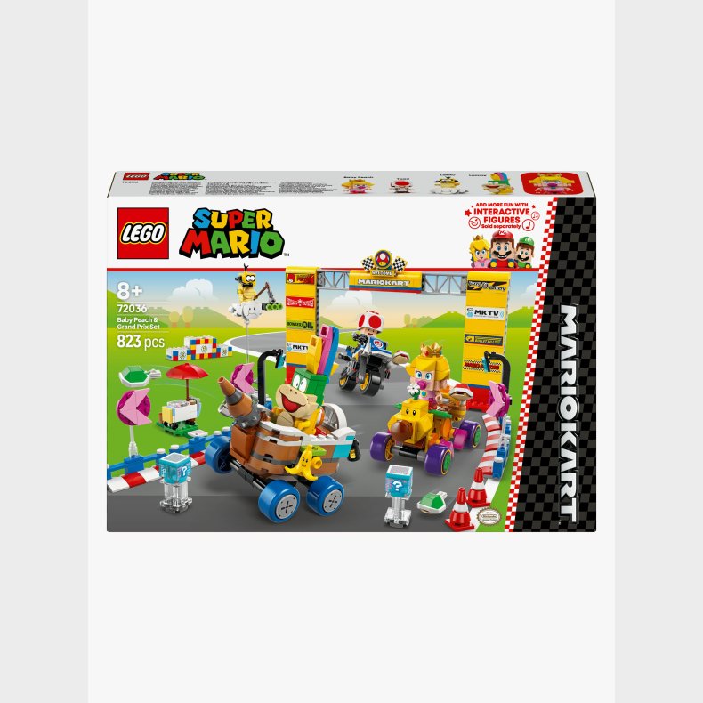LEGO Super Mario 72036 Mario Kart  Baby Peach og Grand Prix-s�t